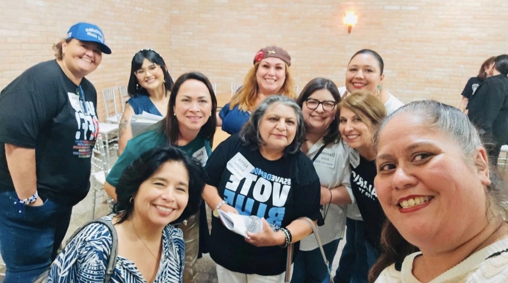 Daniela Avila and Hidalgo County Democratic Leaders