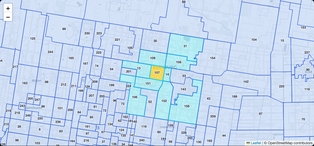 Precinct 107 Map Boundaries